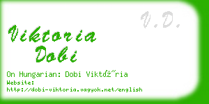 viktoria dobi business card